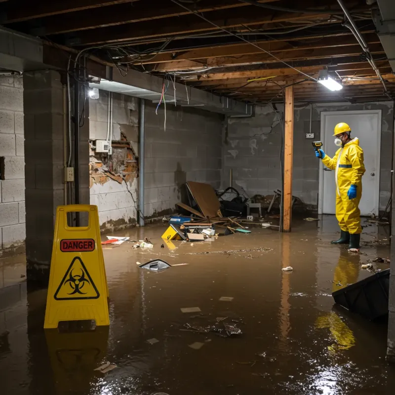 Flooded Basement Electrical Hazard in Hanamaulu, HI Property